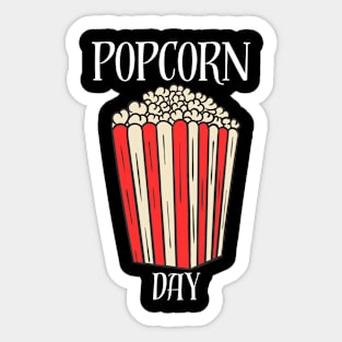 IT'S POPCORN DAY Sticker